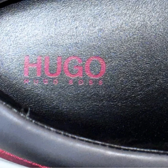 Hugo Boss Men's Futurism_Tenn_pudp Trainers Shoes Size 12 EU 45 Black Grey Red